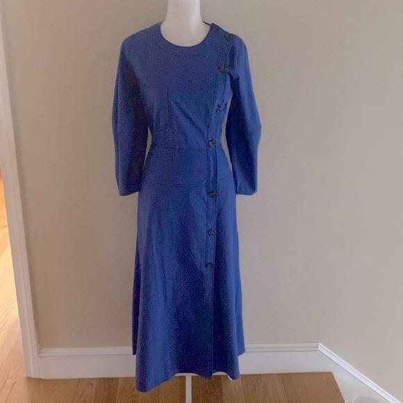 Rejina Pyo / Michaela Maxi Dress blue button XS - Picture 2 of 11
